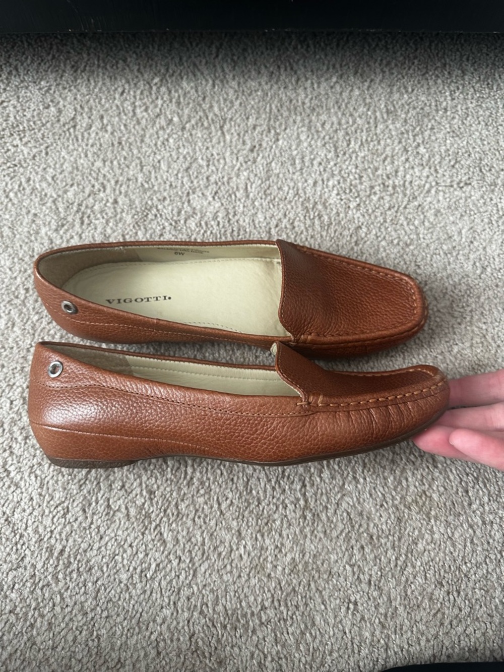 Classic Brown Leather Driving Loafers
Hand made, real leather! Like new - Picture 5 of 9